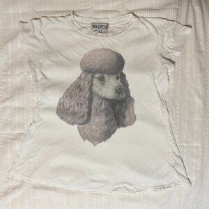 Wildfox Poodle Cotton T-shirt